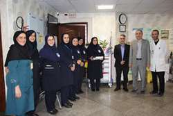 قدردانی از زحمات  کادر پرستاری مرکز بمناسبت روز پرستار