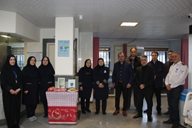 تیم مدیریتی مرکز آموزشی و درمانی ولایت رشت با حضور در بخش‌های مختلف شب یلدا را تبریک گفت