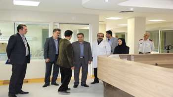 بازدید دکتر جمشید محمدی از ICU مرکز ولایت ( 20 آذر 96 )