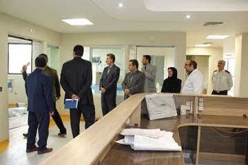 بازدید دکتر جمشید محمدی از ICU 