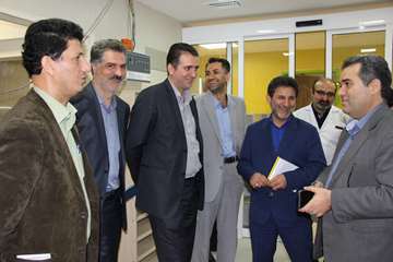 بازدید دکتر جمشید محمدی از ICU 