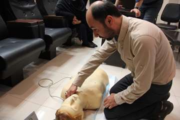 برگزاری کارگاه آموزشی CPR احیای قلبی ریوی ویژه کار