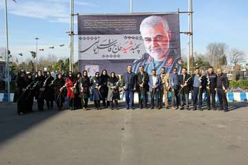 زیارت مزار شهدا در چهل یکمین فجر نور