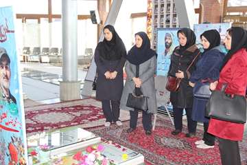 زیارت مزار شهدا در چهل یکمین فجر نور